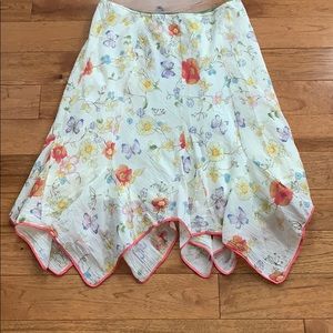 Anthro Odille Handkerchief Skirt NWT